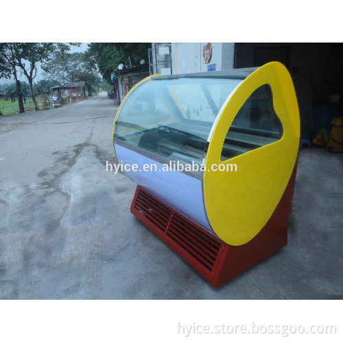 The low temperature ice cream display cabinets